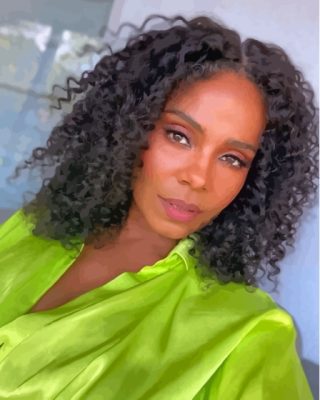 Sanaa McCoy Lathan Actress paint by number