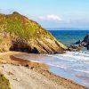 Saundersfoot Wales Beach paint by number