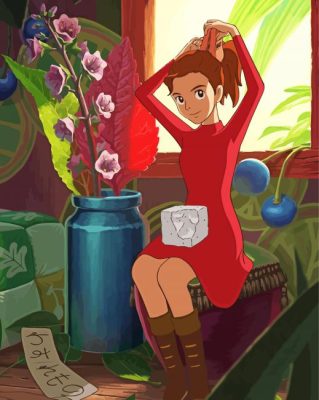 Secret World Of Arrietty paint by number