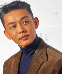 South Korean Yoo Ah In paint by number