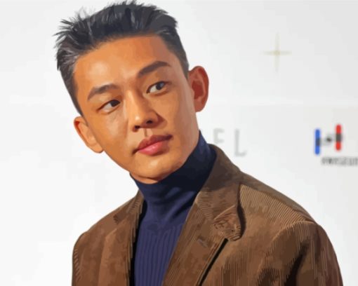 South Korean Yoo Ah In paint by number