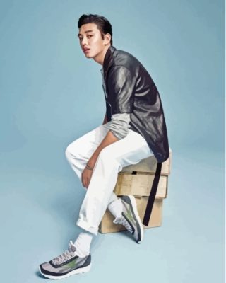 Stylish Yoo Ah In paint by number