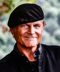 Terence Hill Italian Actor paint by number