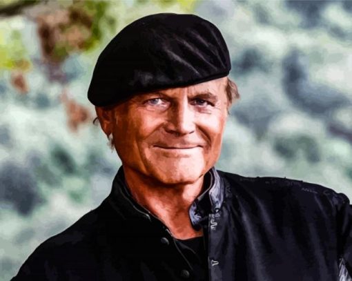 Terence Hill Italian Actor paint by number