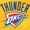 The Okc Thunder Basketball Logo Paint by number