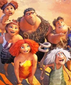 The Croods paint by number