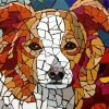 The Mosaic Dog Animal paint by number