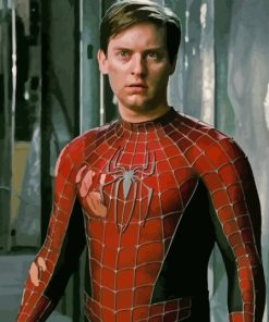 Tobey Maguire Spider Man paint by number