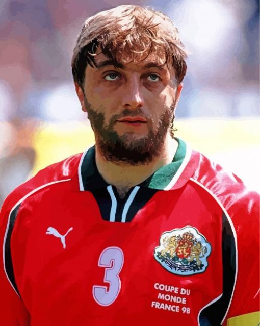 Trifon Ivanov Footballer paint by number