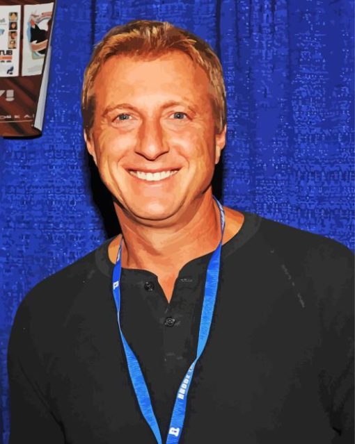 William Zabka Actor paint by number