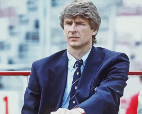 Young Arsene Wenger Paint by number