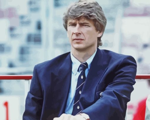 Young Arsene Wenger Paint by number