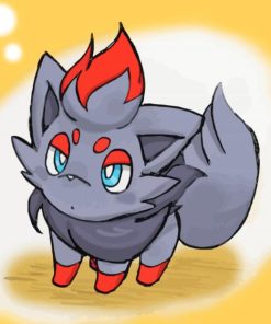 Zorua Art paint by number