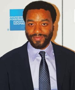 The British Actor Chiwetel Ejiofor By Painting With Number