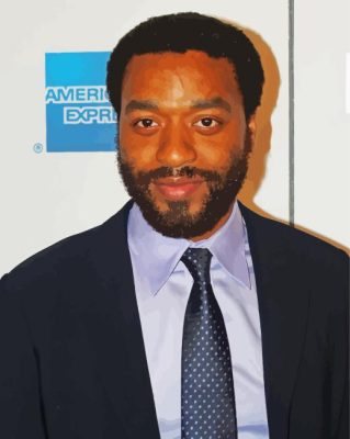 The British Actor Chiwetel Ejiofor By Painting With Number