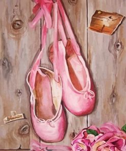 Ballet Shoes Paint by number