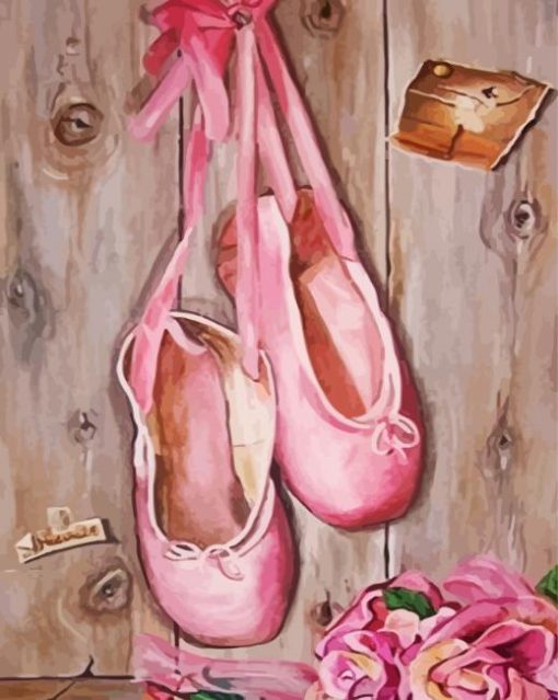 Ballet Shoes Paint by number