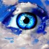 Beautiful Eyes In The Sky Paint by number