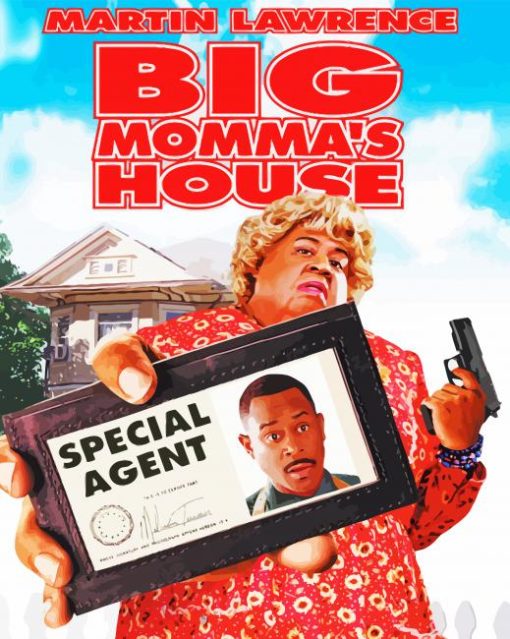 Big Mommas House 2 Crime Comedy Film paint by number