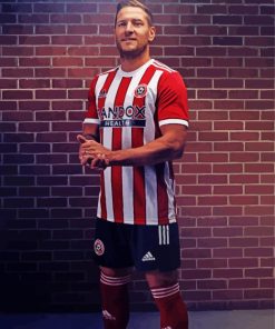 Billy Sharp Sheffield United Team Player Paint by number