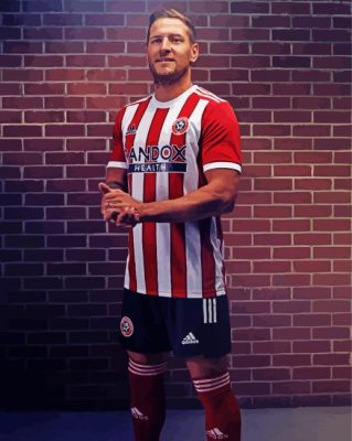 Billy Sharp Sheffield United Team Player Paint by number