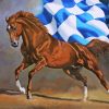 Brown Secretariat paint by number