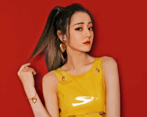 Cool Dilraba Dilmurat paint by number