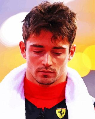 Cool Charles Leclerc paint by number