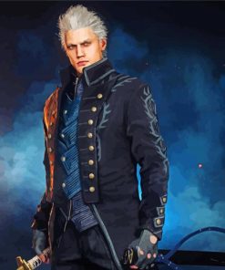 Devil May Cry Vergil Game Paint by number