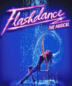 Flashdance Movie Poster paint by number