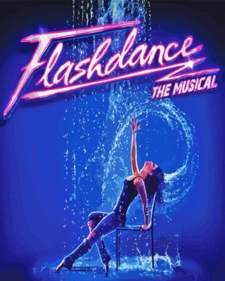 Flashdance Movie Poster paint by number