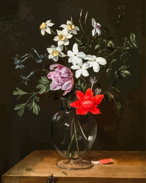 Flower Vase Still Life paint by number