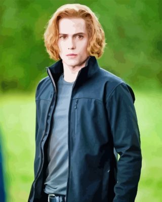 Jasper Hale Twilight Saga Movie paint by number