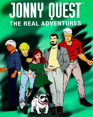 Jonny Quest Characters paint by number