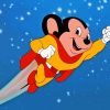 Mighty Mouse paint by number