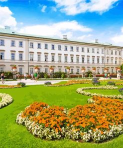 Mirabell Palace Salzburg Austria paint by number