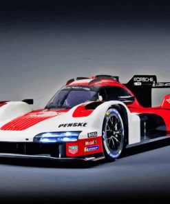 Porsche Le Mans paint by number