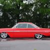 Red 1961 Chevrolet Impala By Painting With Number