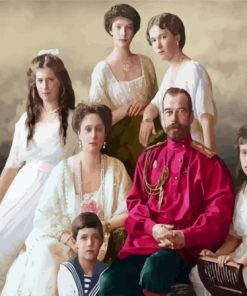 Romanov Family Paint by number