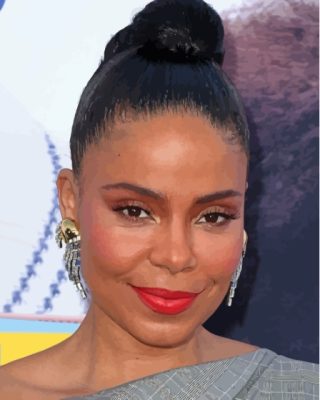 Sanaa Lathan paint by number