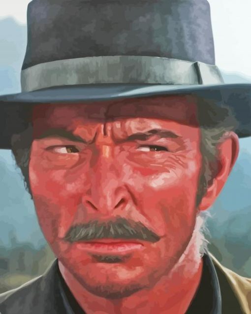 The Good The Bad And The Ugly Lee Van Cleef paint by number