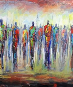 Abstract People Paint By Numbers