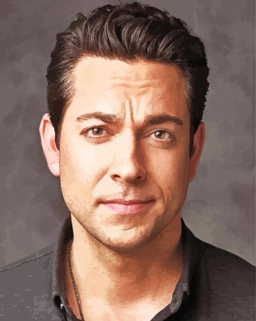 Actor Zachary Levi Paint By Numbers