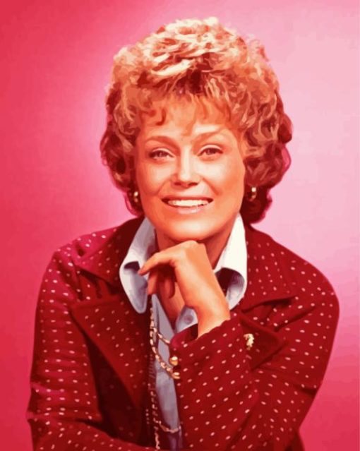 Actress Rue Mcclanahan Paint By Numbers