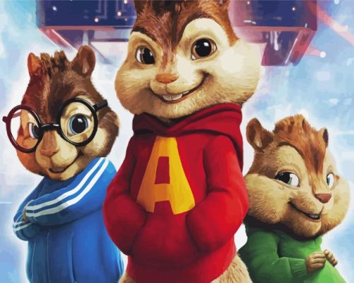 Alvin And The Chipmunks Paint By Numbers