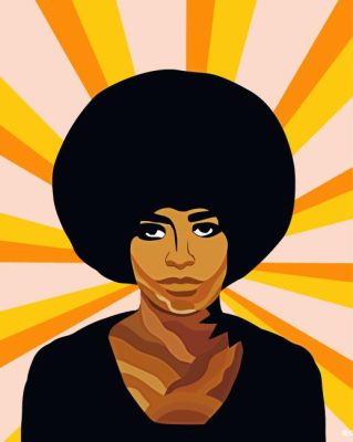 Angela Davis Art Paint By Numbers