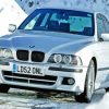 BMW E39 In Snow Paint By Numbers