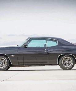 Black 71 Chevelle Car Paint By Number