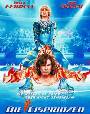 Blades Of Glory Movie Poster Paint By Numbers