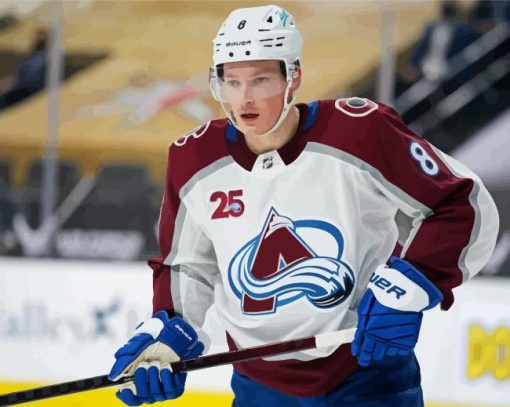 Cale Makar Hockey Player Paint By Numbers